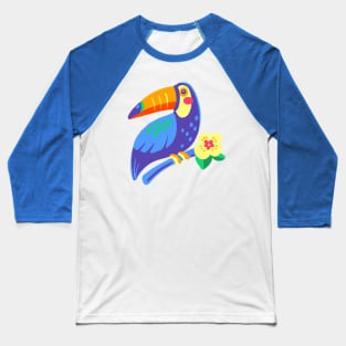 Tropical Toucan Baseball T-Shirt